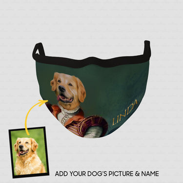 Personalized Dog Gift Idea - Royal Dog's Portrait 44 For Dog Lovers - Cloth Mask